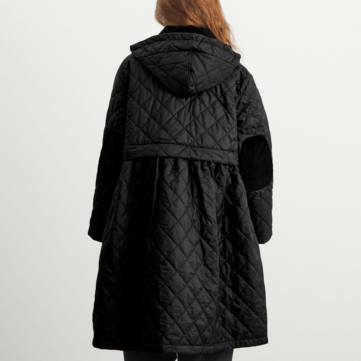 Barbour x GANNI Peplum Zip Off Quilted Jacket