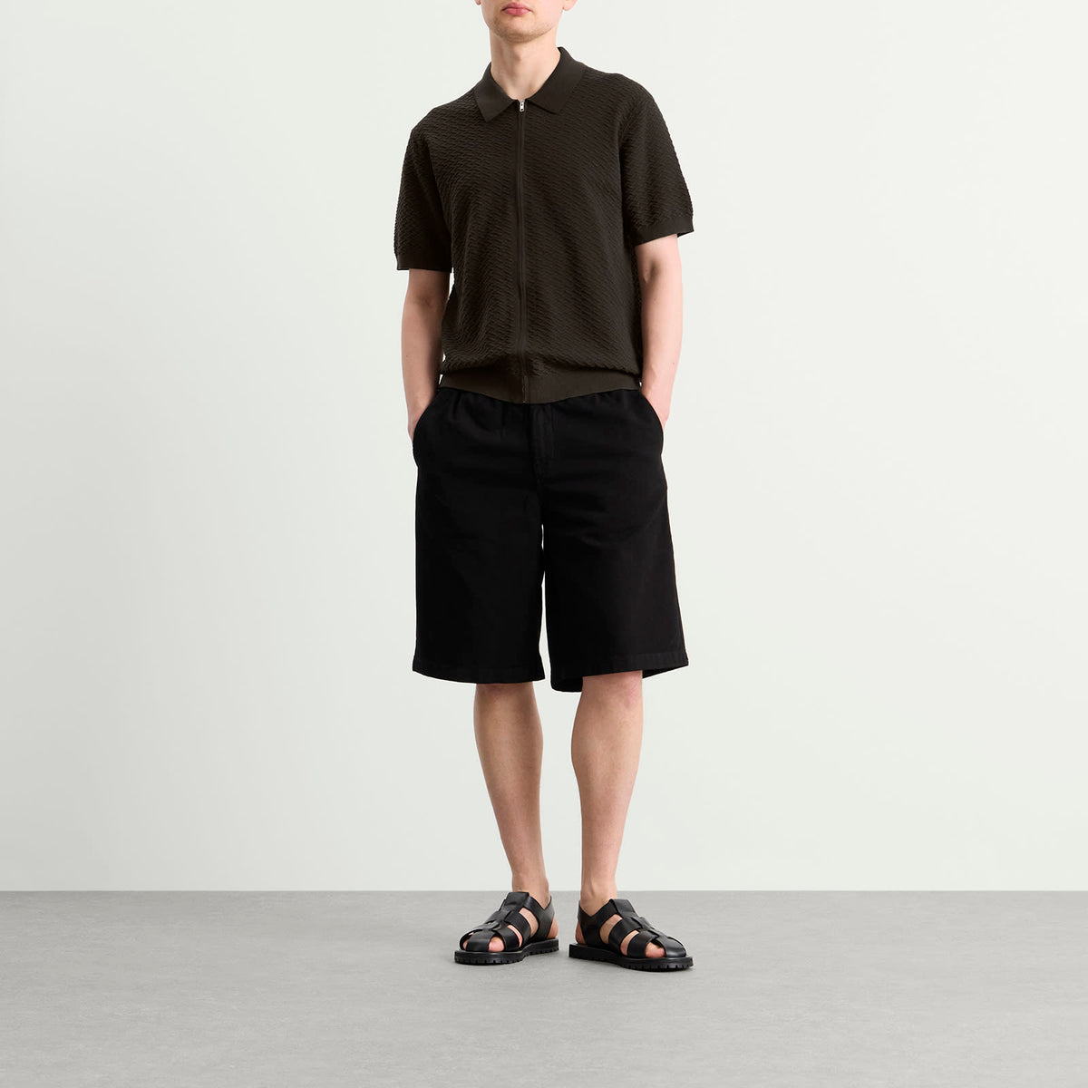 NN07 Gustav Full Zip Polo