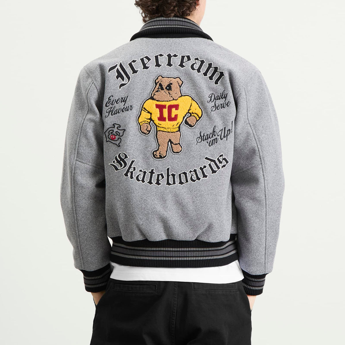 ICECREAM Mascot Varsity Jacket