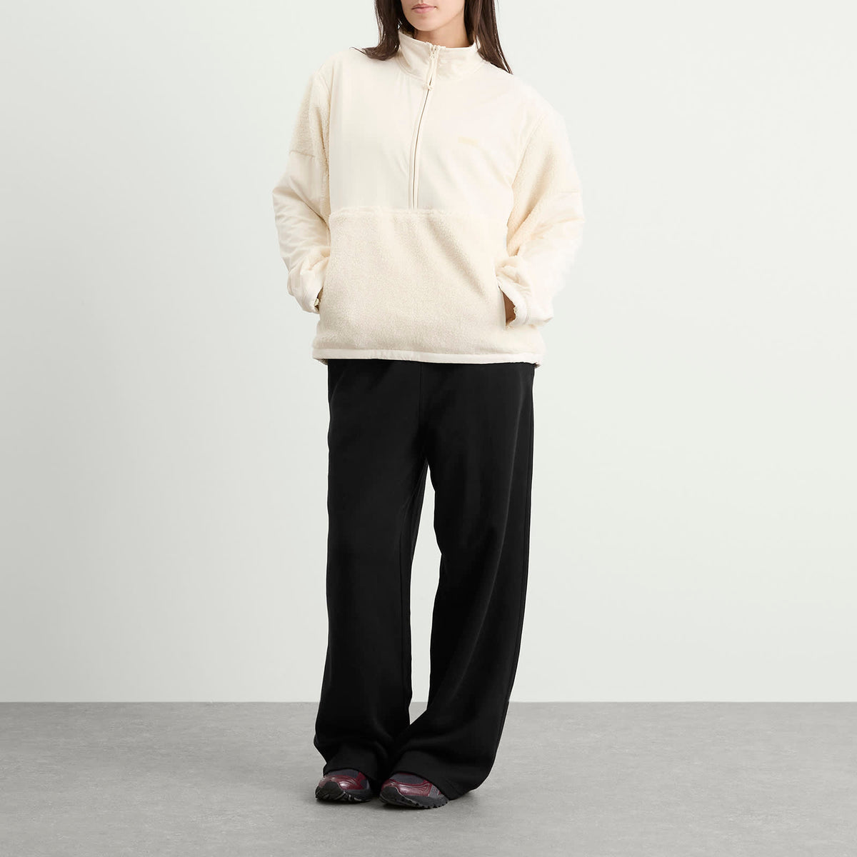 SKIMS Teddy Half Zip Pullover