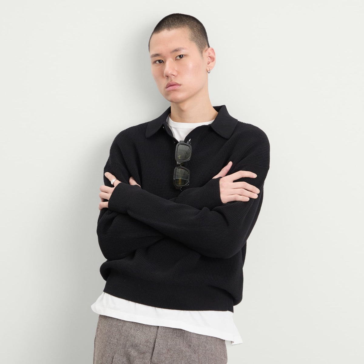 Ronning Long Sleeve Knit Polo