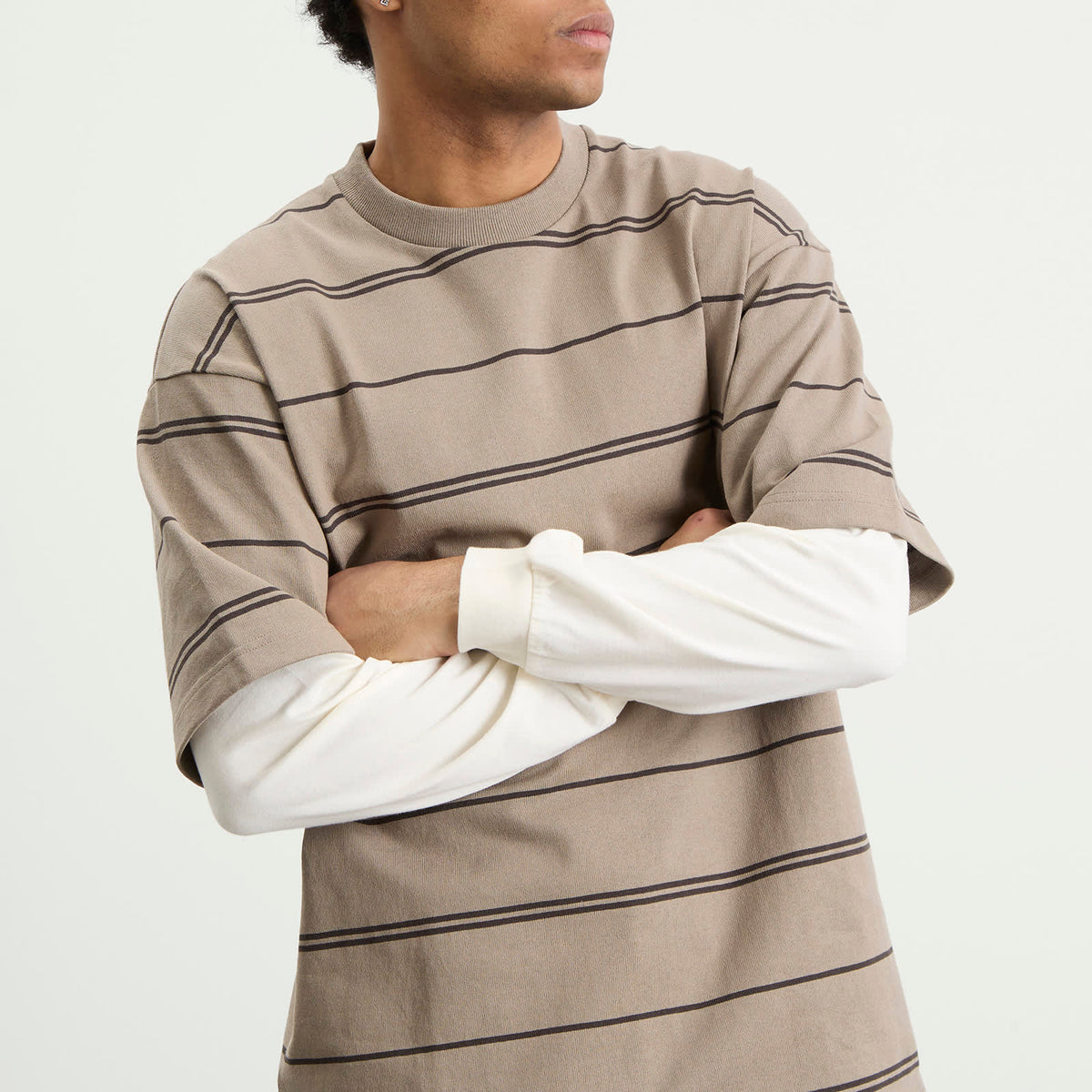 Comme des Garçons Homme Horiztonal Stripe Long Sleeve Top