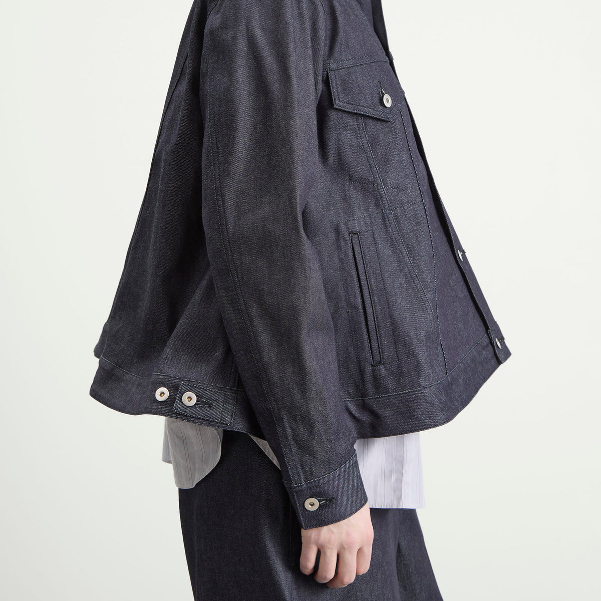 Comme des Garçons Black Denim Jacket