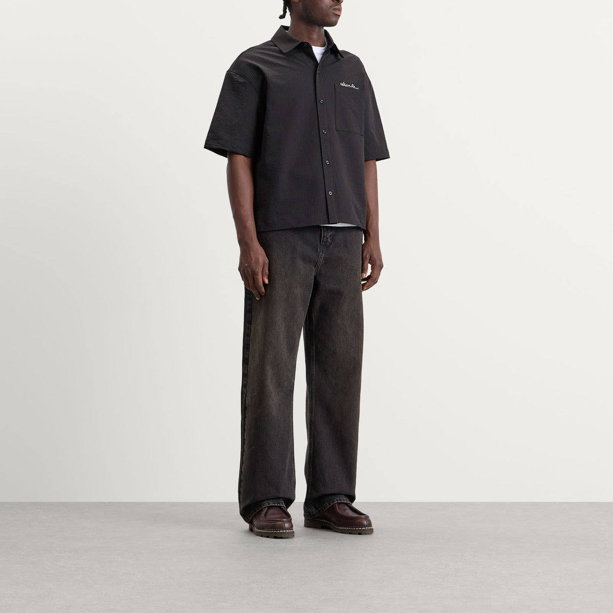 about:blank Textured Shirt