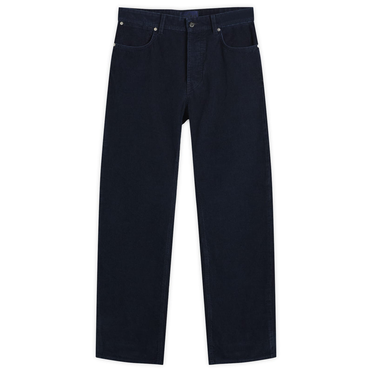 Stone Island Indigo Micro Corduroy Straight Jeans