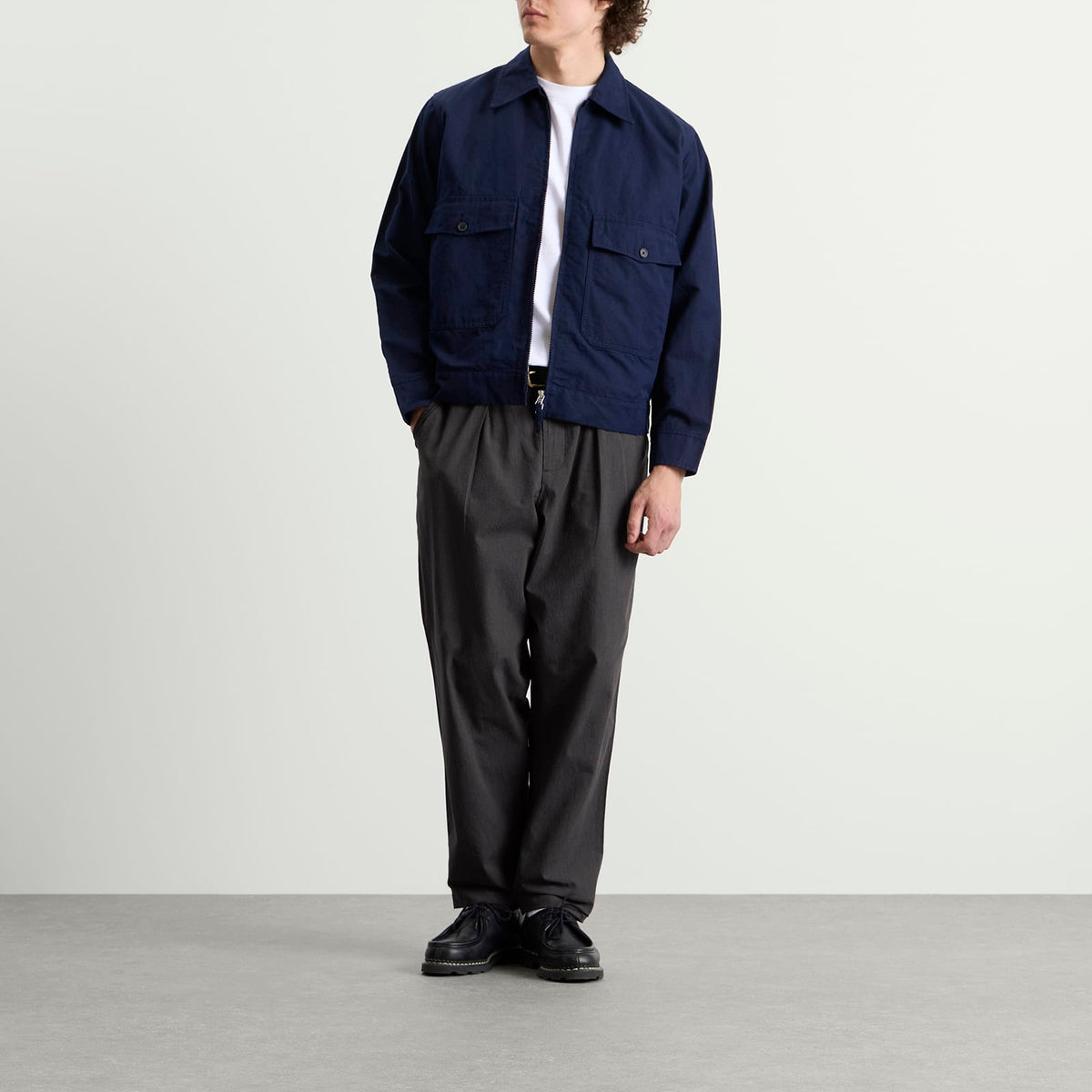 Universal Works Seattle Cotton Pleated Track Pant