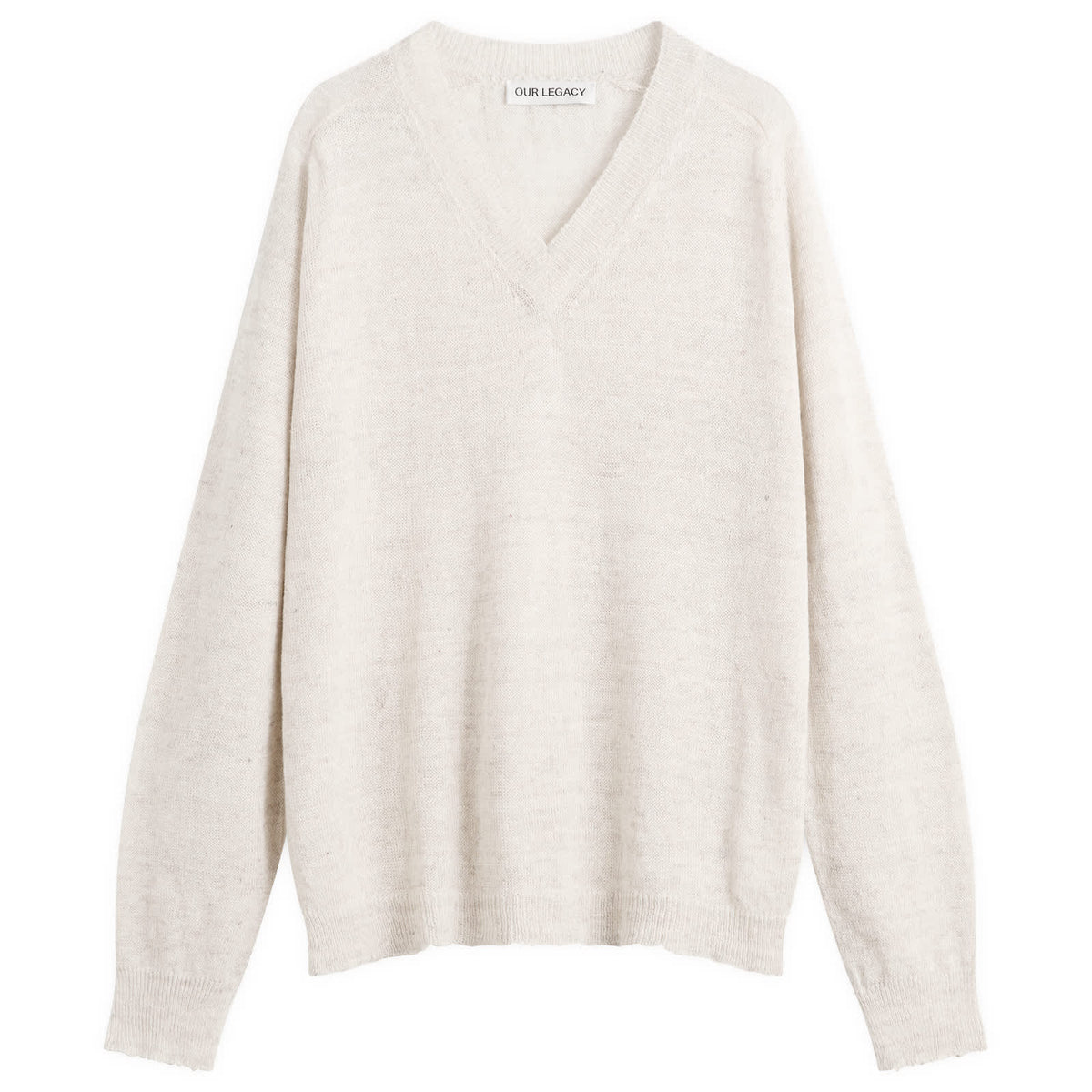 Our Legacy Linen Rue V-Neck Jumper