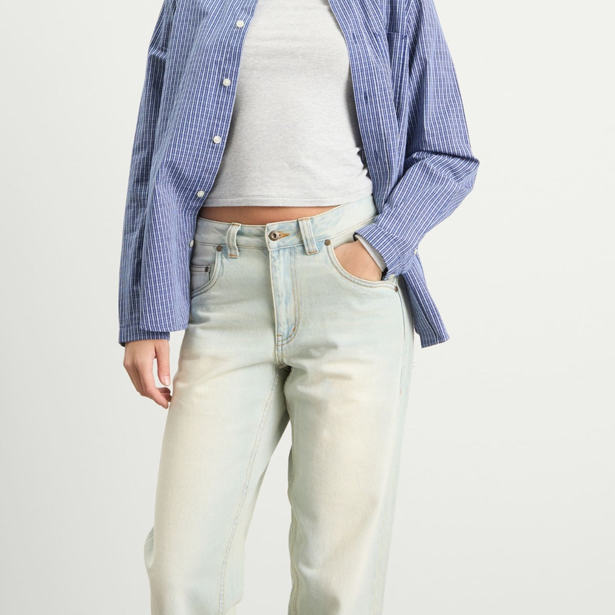 Dime Relaxed Denim Pants