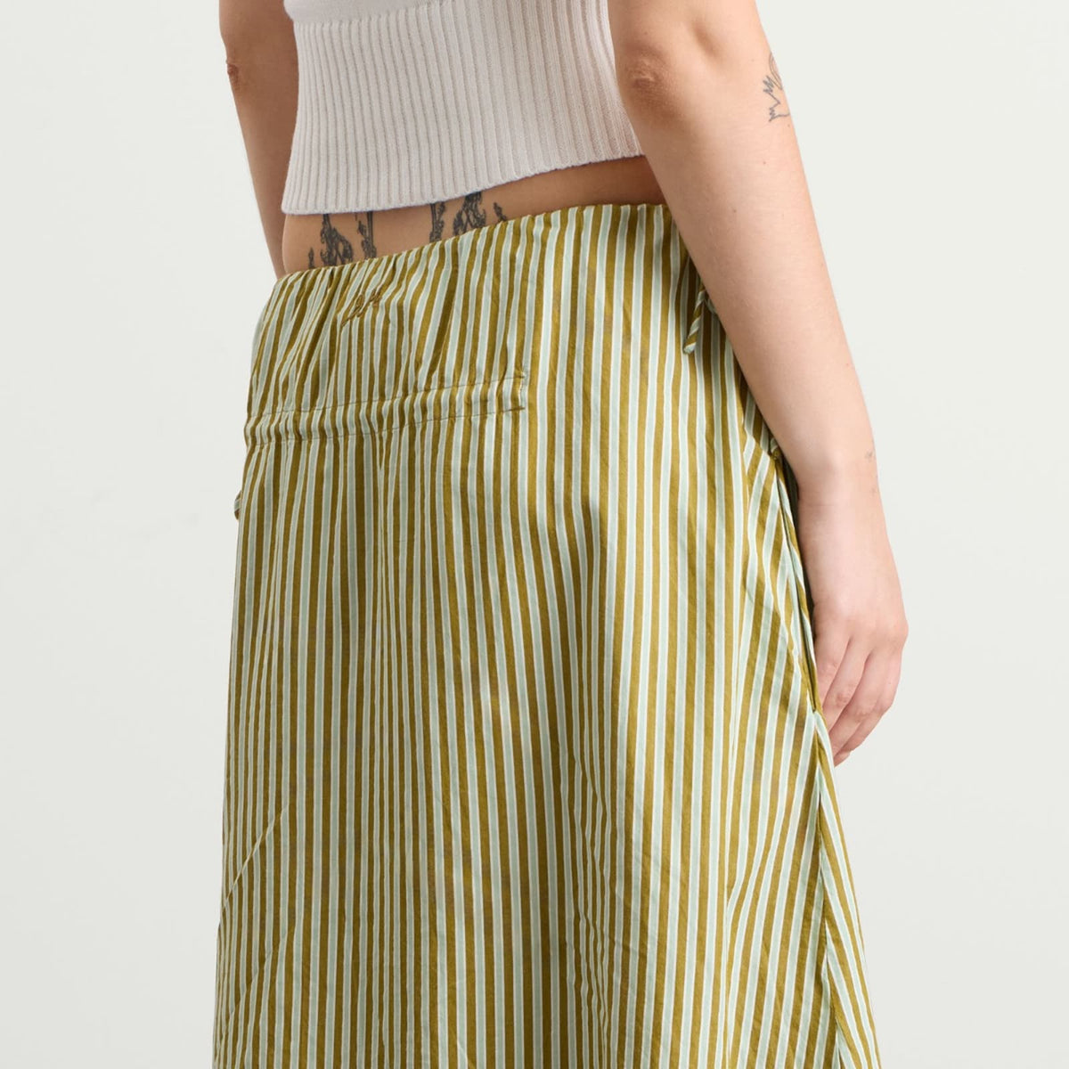 Damson Madder Caspia Volume Midi Skirt