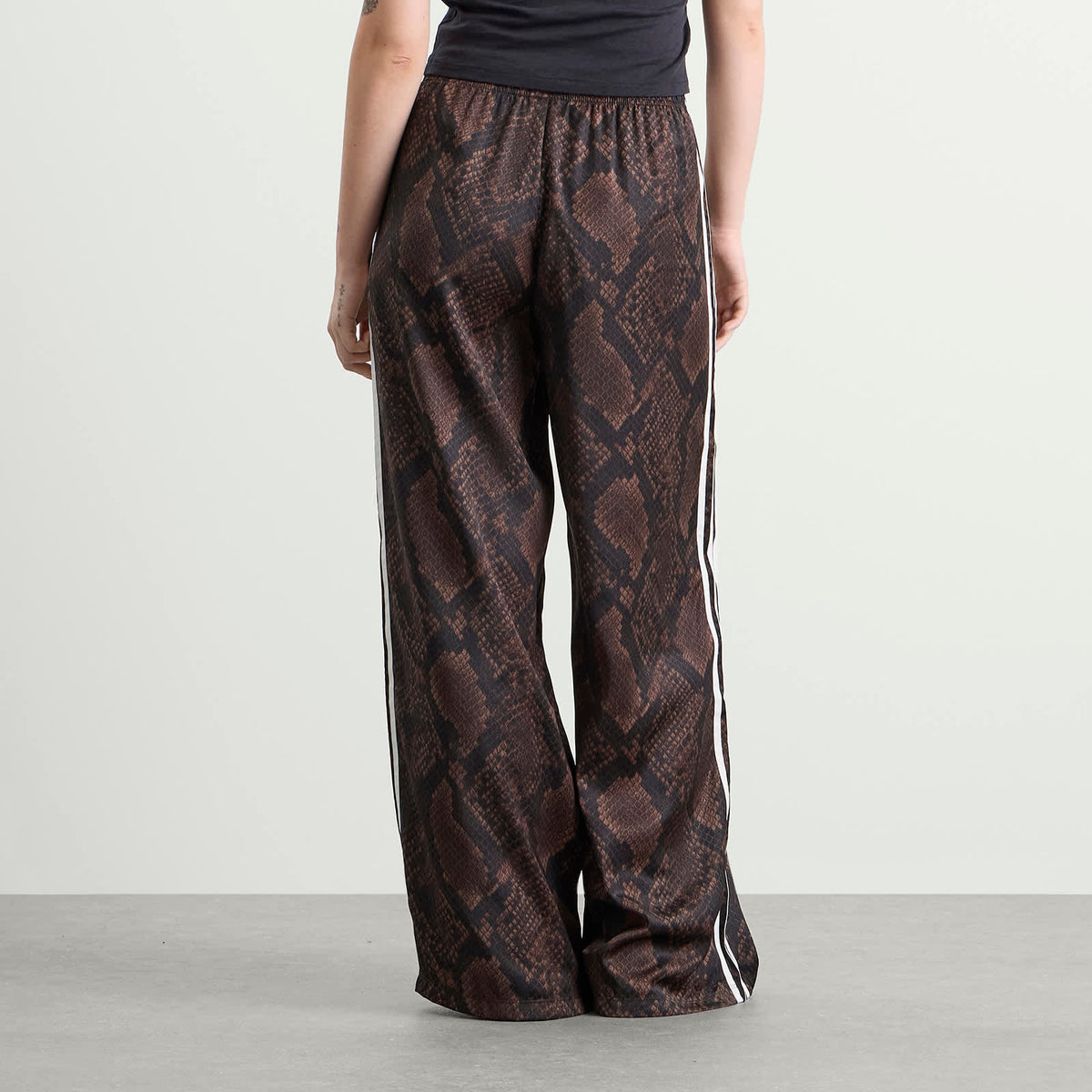 adidas Satin Wide Leg Track Pant