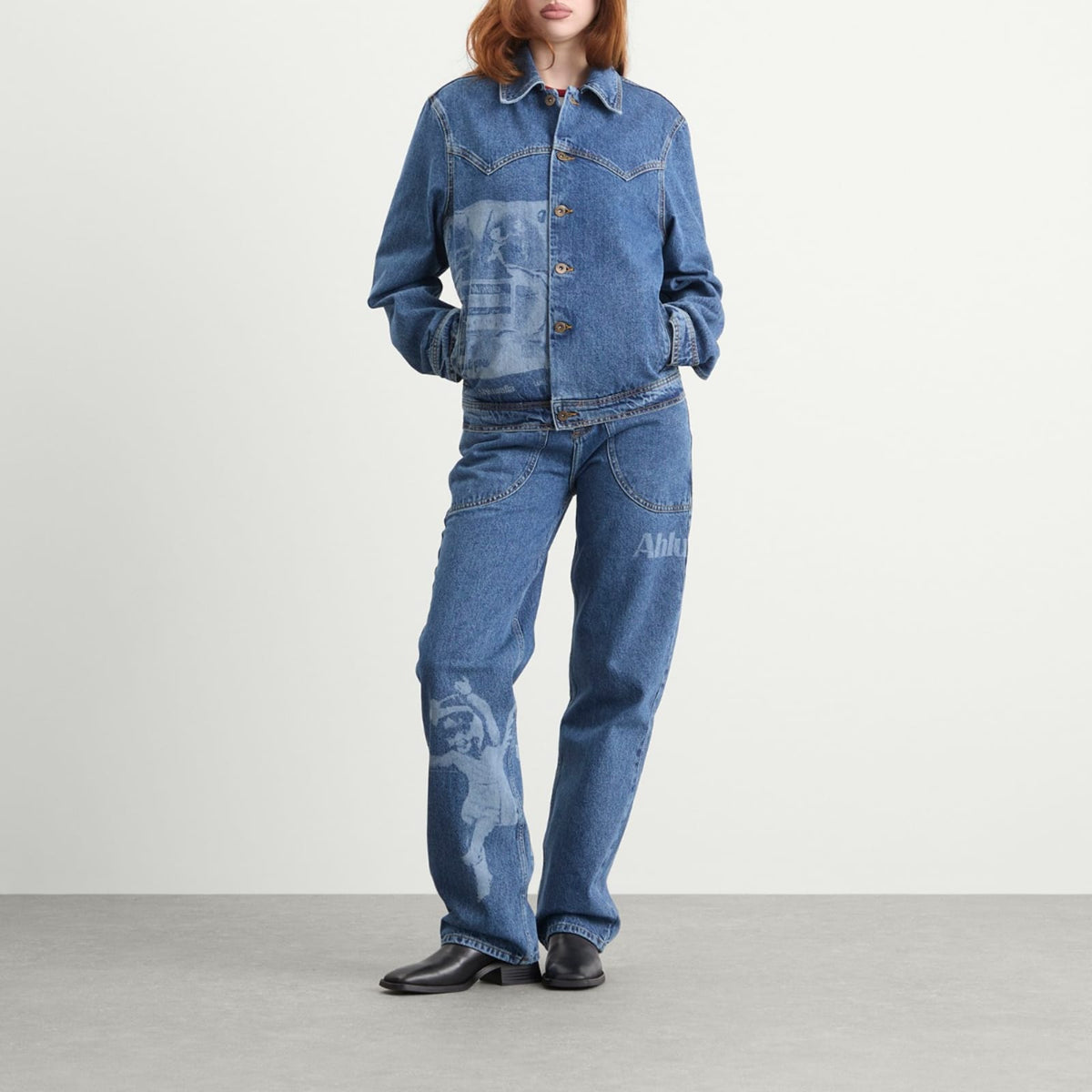 Ahluwalia Laser Denim Jacket