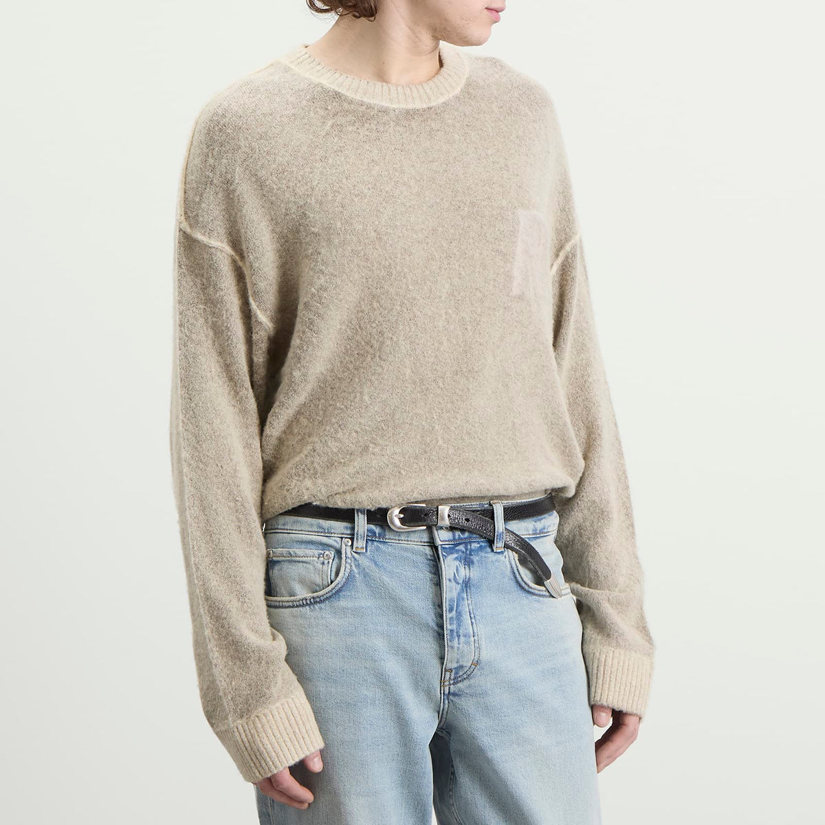 Represent Lightweight Alpaca Knit Jumper