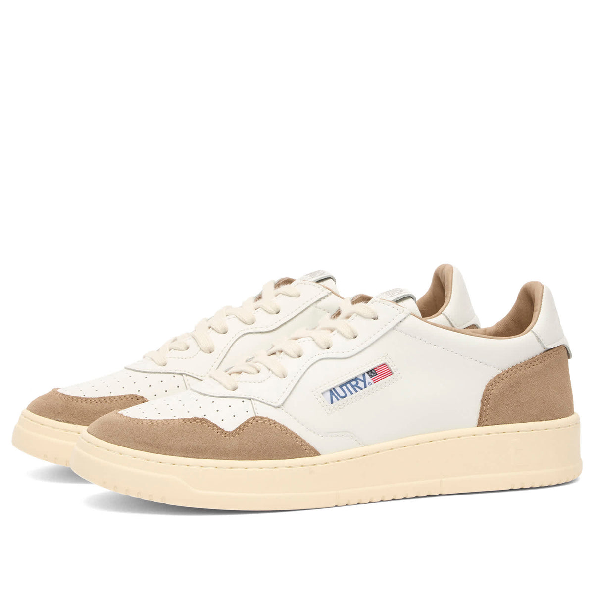 Autry Medalist Low Leather Suede Sneakers