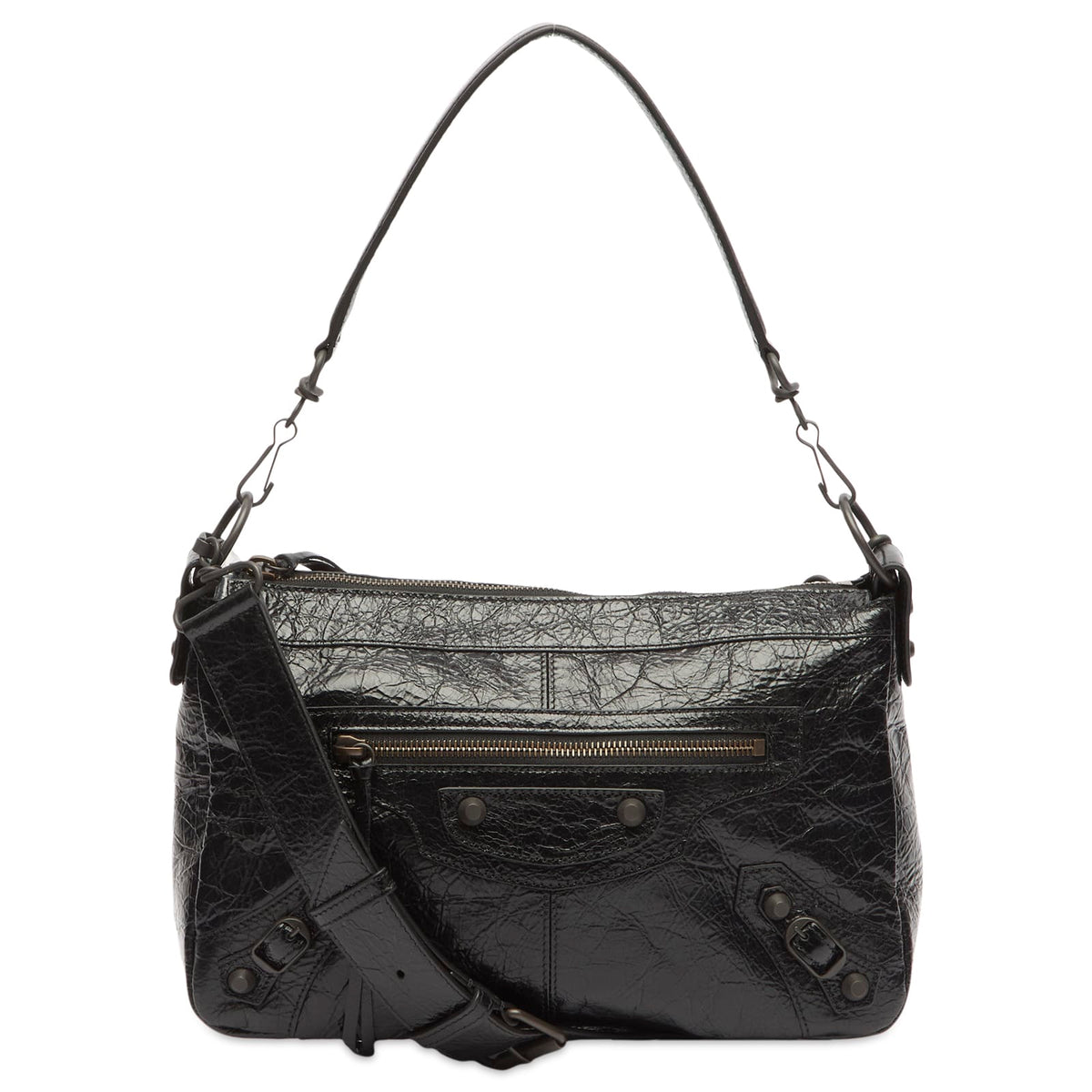 Balenciaga Le City Moto Leather Bag