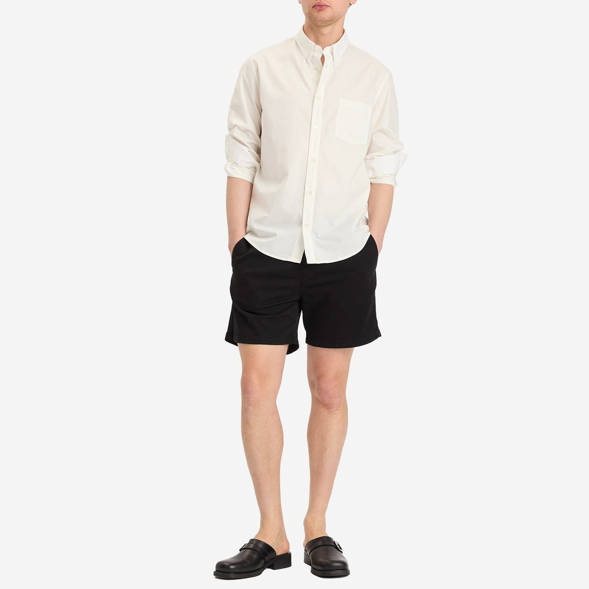 A.P.C. Eduoard Logo Button Down Shirt