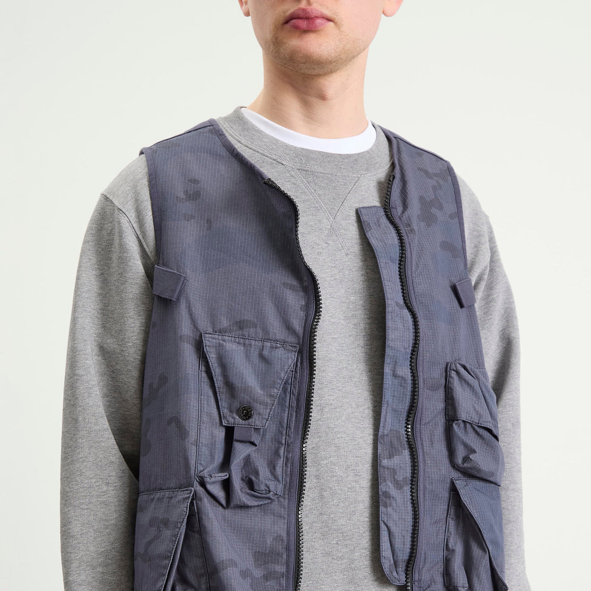 Stone Island Faded Camo Ripstop-TC Utility Vest