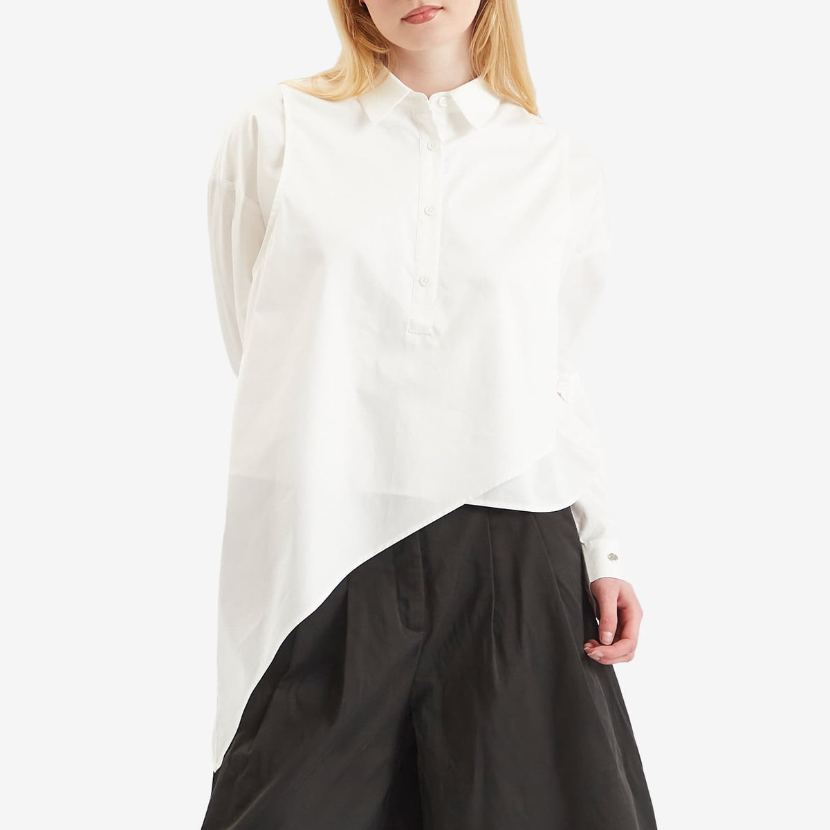 STEL Asymmetric Double Layer Shirt