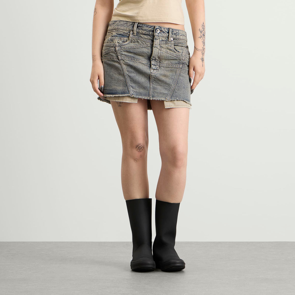 Rick Owens DRKSHDW Lana Mini Skirt