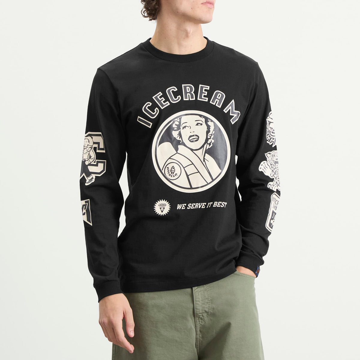 ICECREAM Multi Graphic Longsleeve T-Shirt