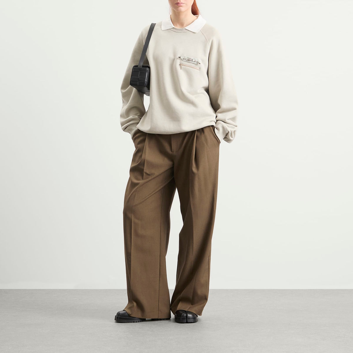 TOGA Polo Collar Sweatshirt