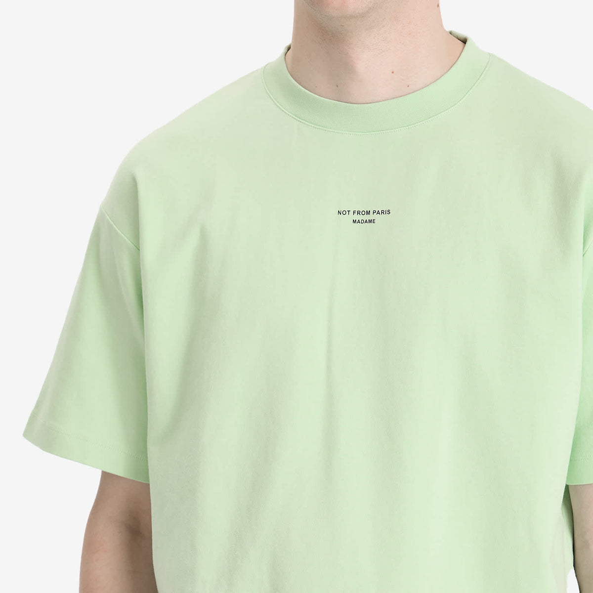 Drôle de Monsieur Small Not From Paris Madame Slogan T-Shirt