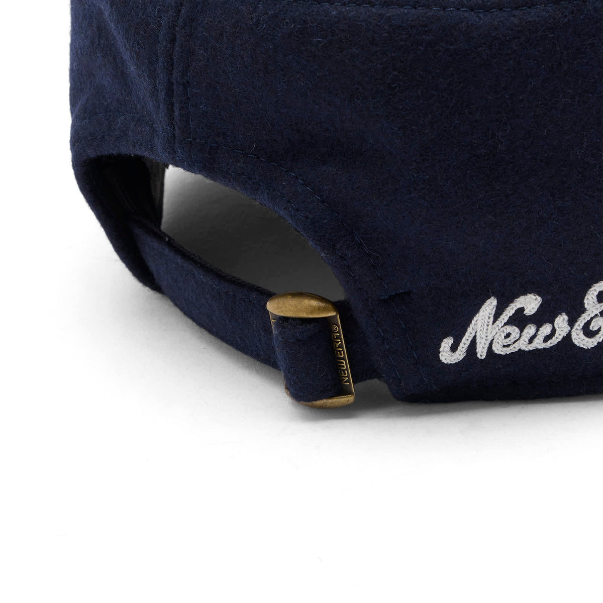 New Era Heritage Logo Chainstitched Wool Pillbox Cap