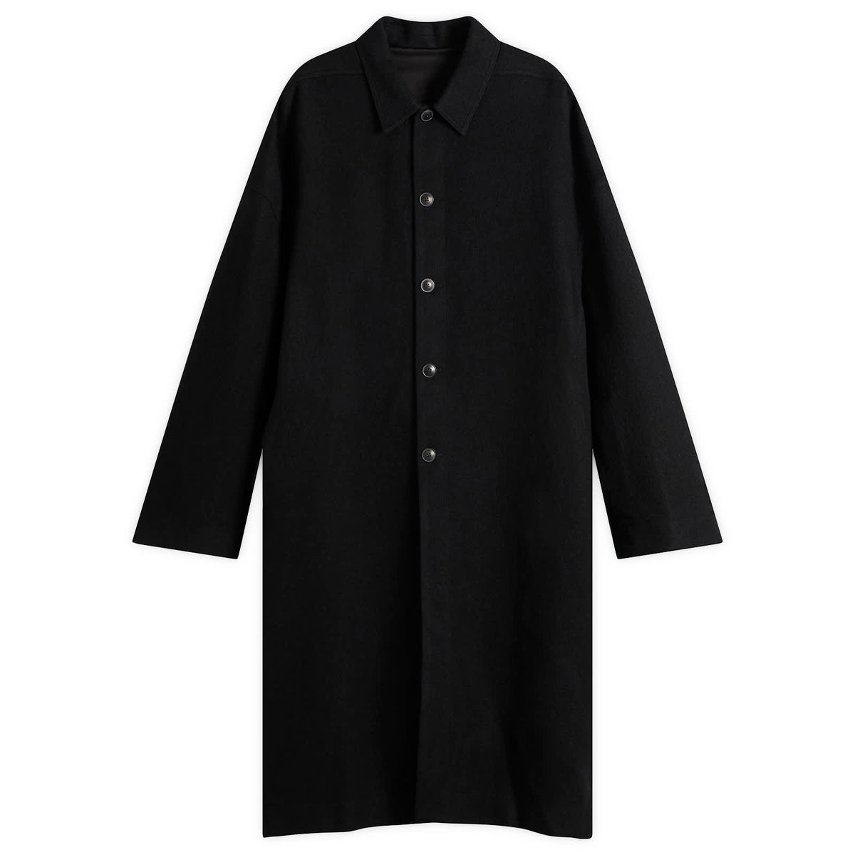 Rick Owens Buttoned Brad Coat