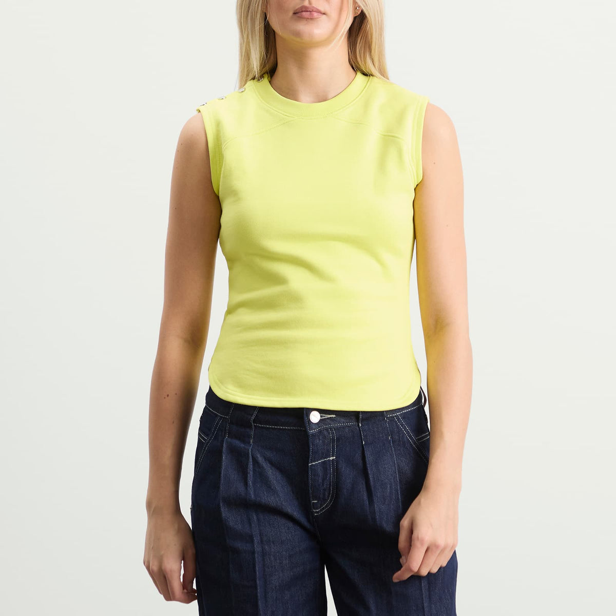 Peachy Den Trixie Sweat Vest Top