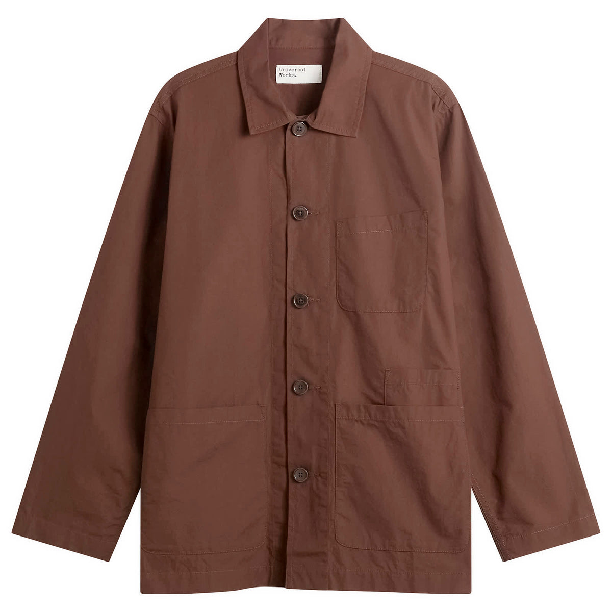 Universal Works Peached Poplin Bakers Overshirt