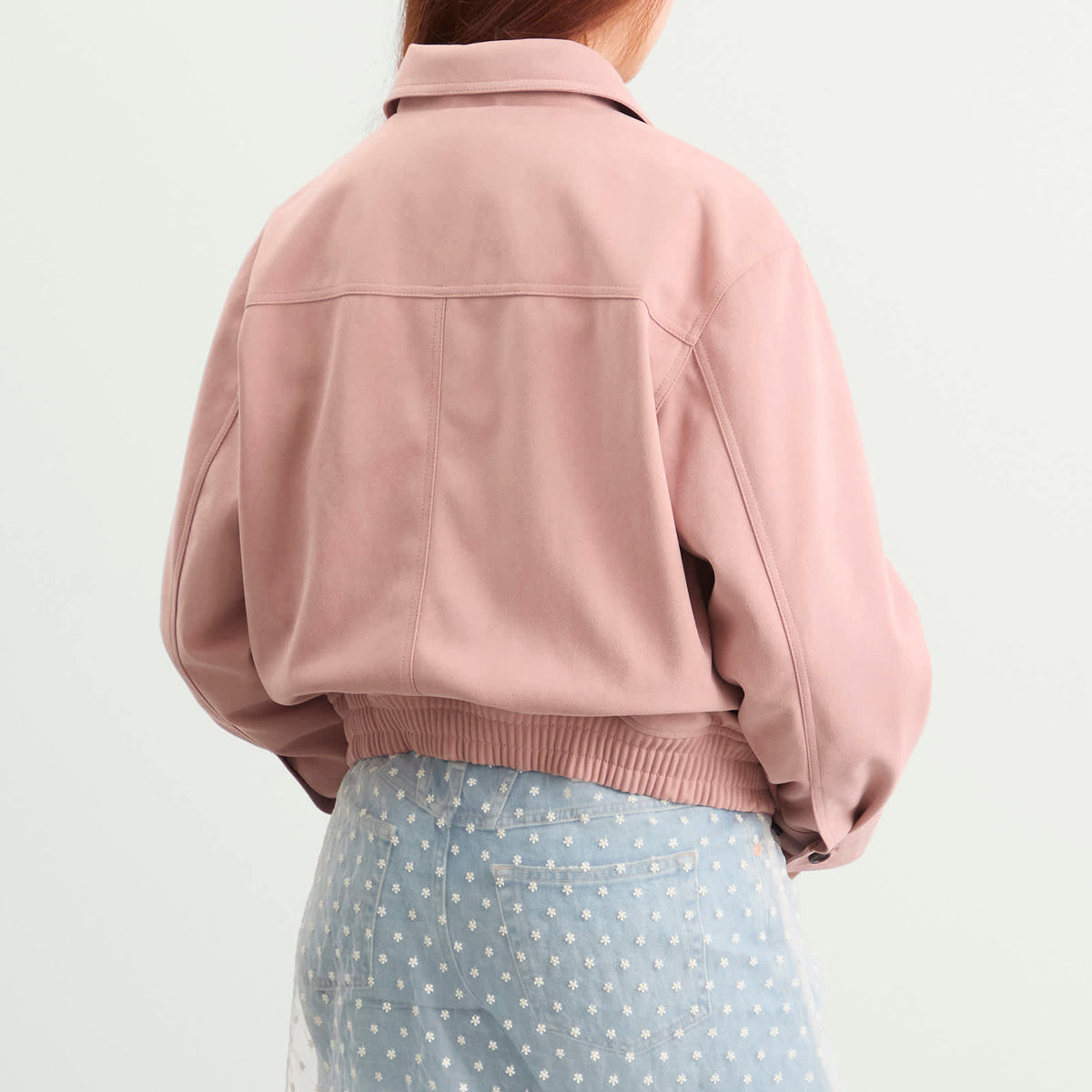 Dunst Vegan Suede Collared Blouson