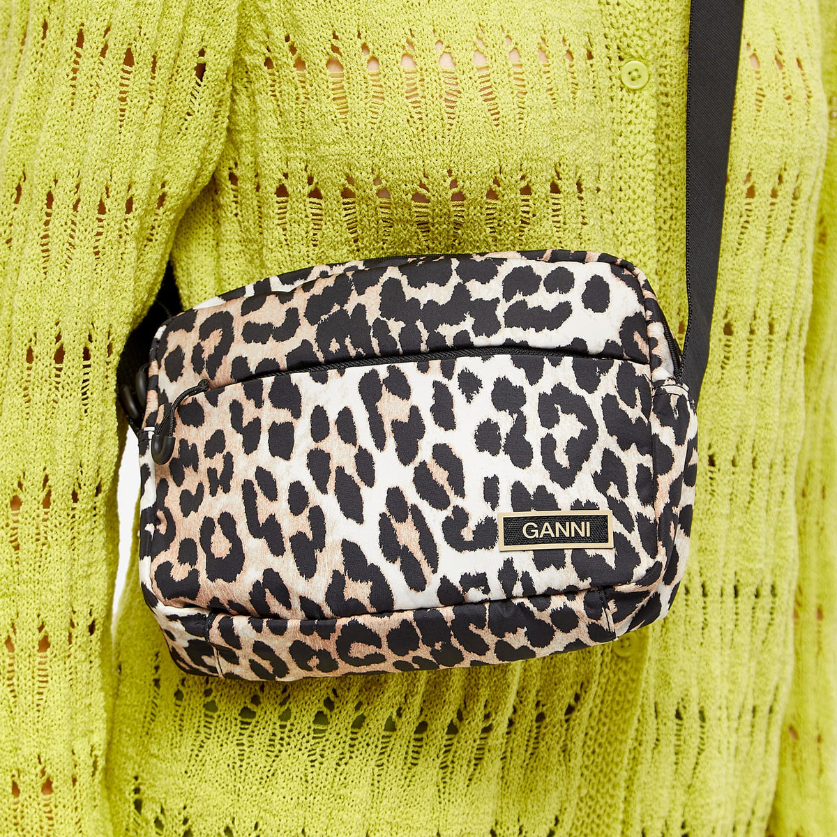 GANNI Recycled Tech Festival Bag
