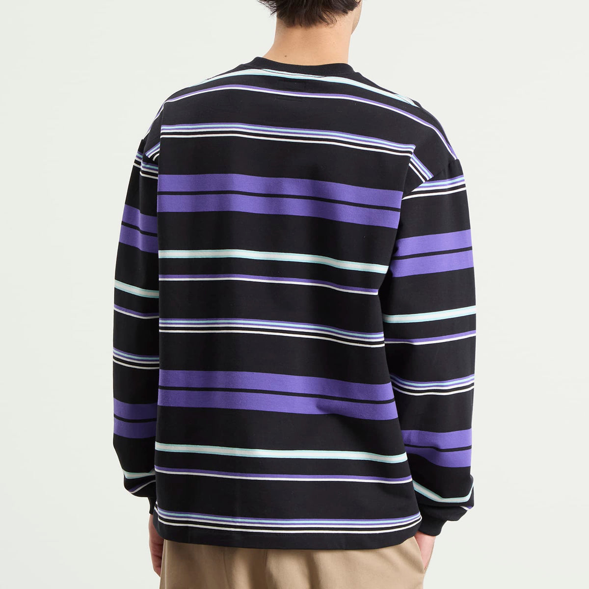 BEAMS Multi Stripe Long Sleeve T-Shirt