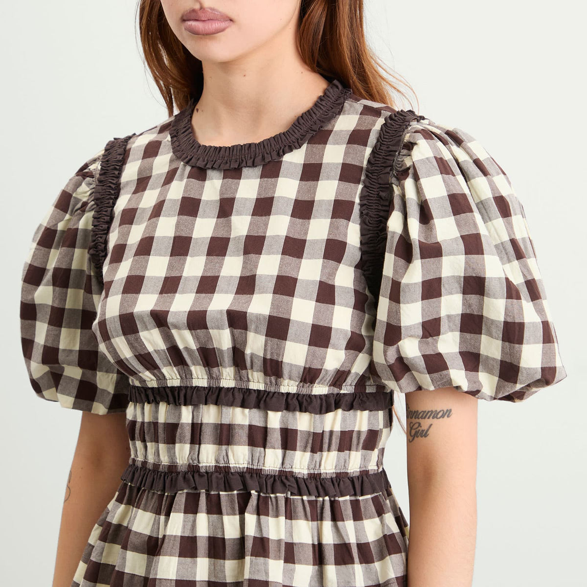 Damson Madder Everly Ruffle Blouse
