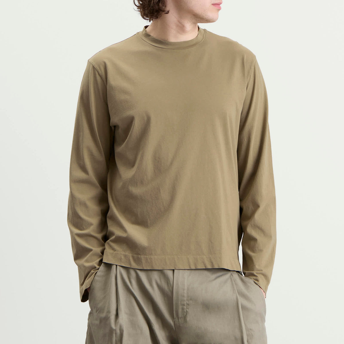 Our Legacy Dirty Beige Box Long Sleeve Top