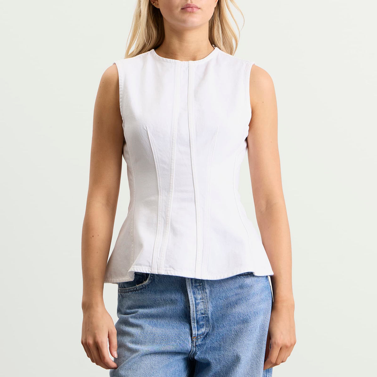 Agolde Corbin Denim Shell Shirt