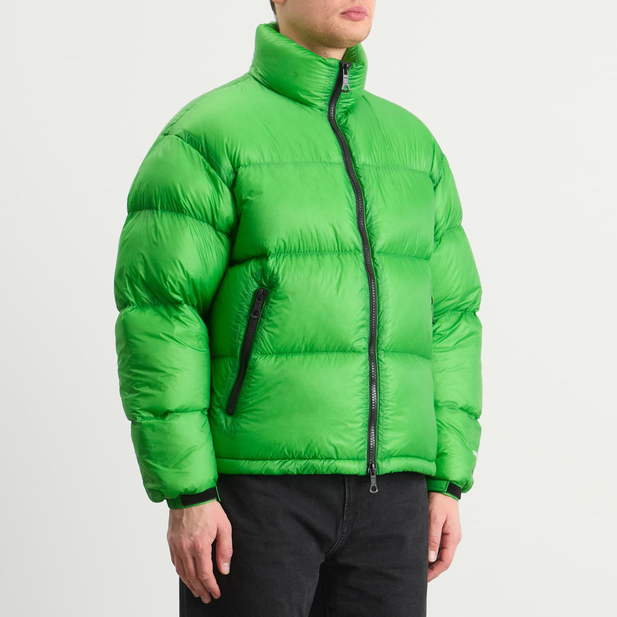 MKI Translucent Funnel Neck Bubble Jacket Presented By END.