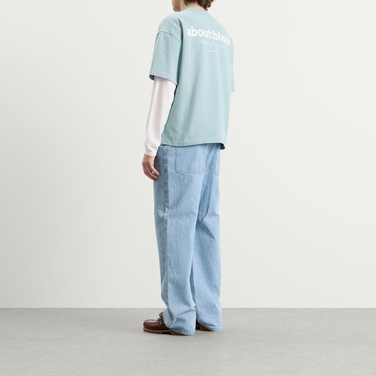 about:blank Box Logo T-Shirt