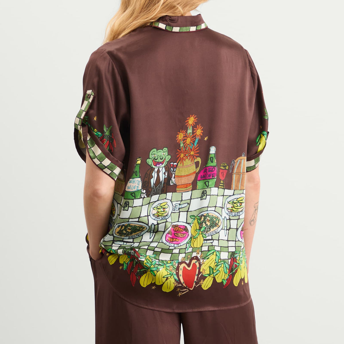 ALÉMAIS Fredo Silk Shirt
