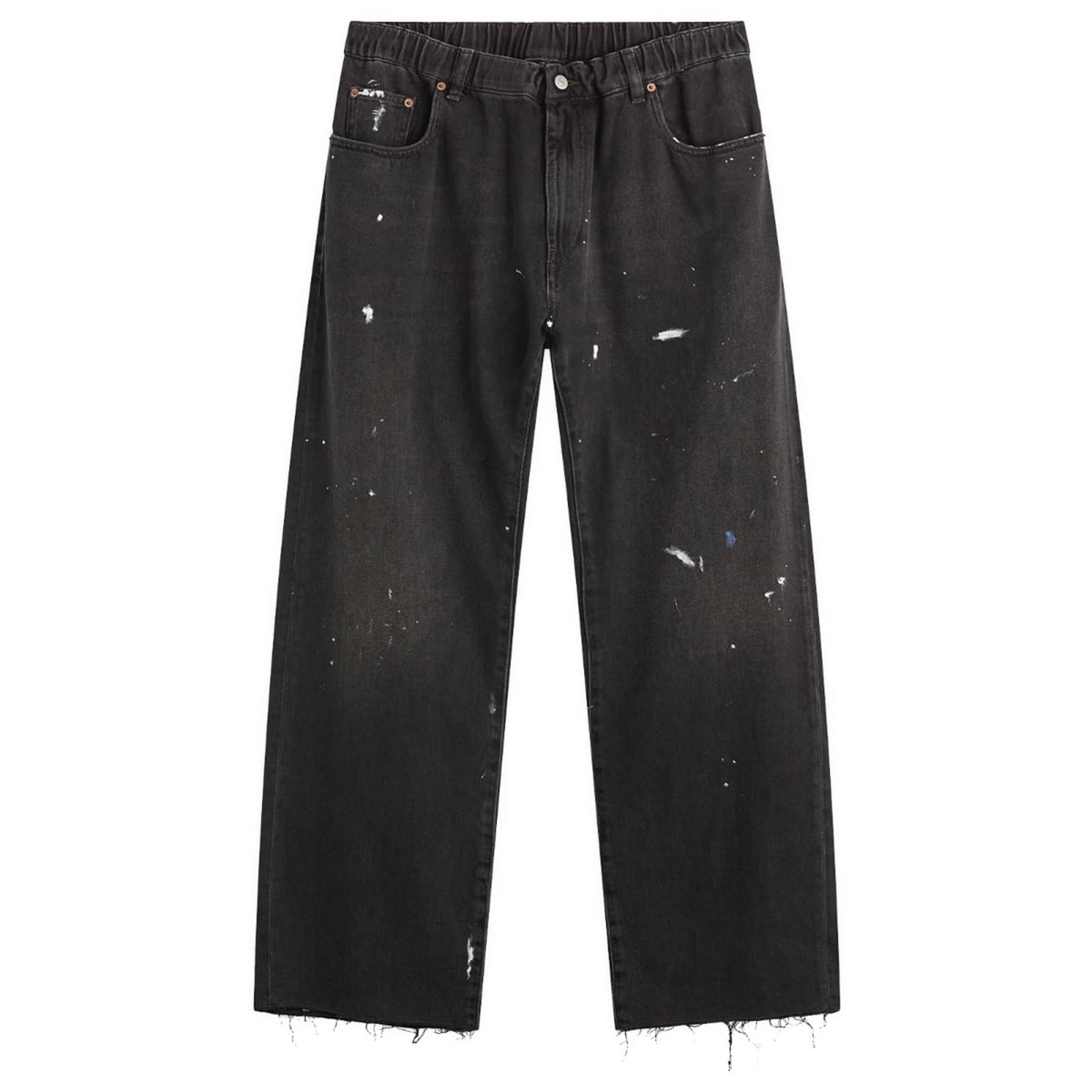 MM6 Maison Margiela Relaxed Straight Leg Elasticated Jeans