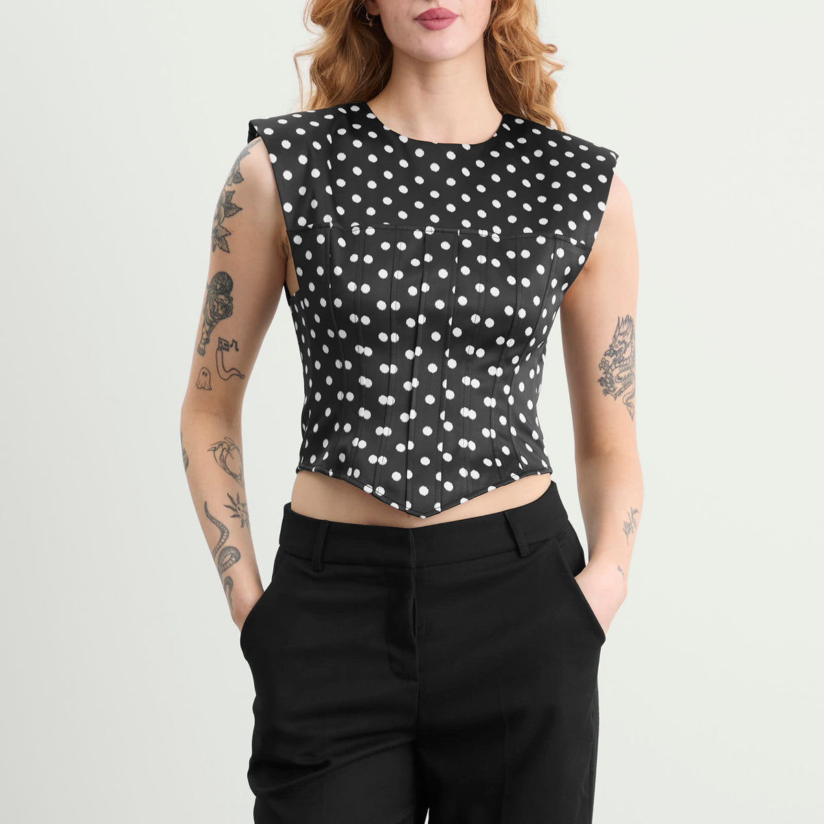GANNI Corset Top