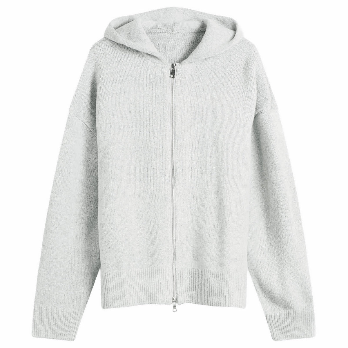 MKI Mohair Blend Knit Zip Hoodie