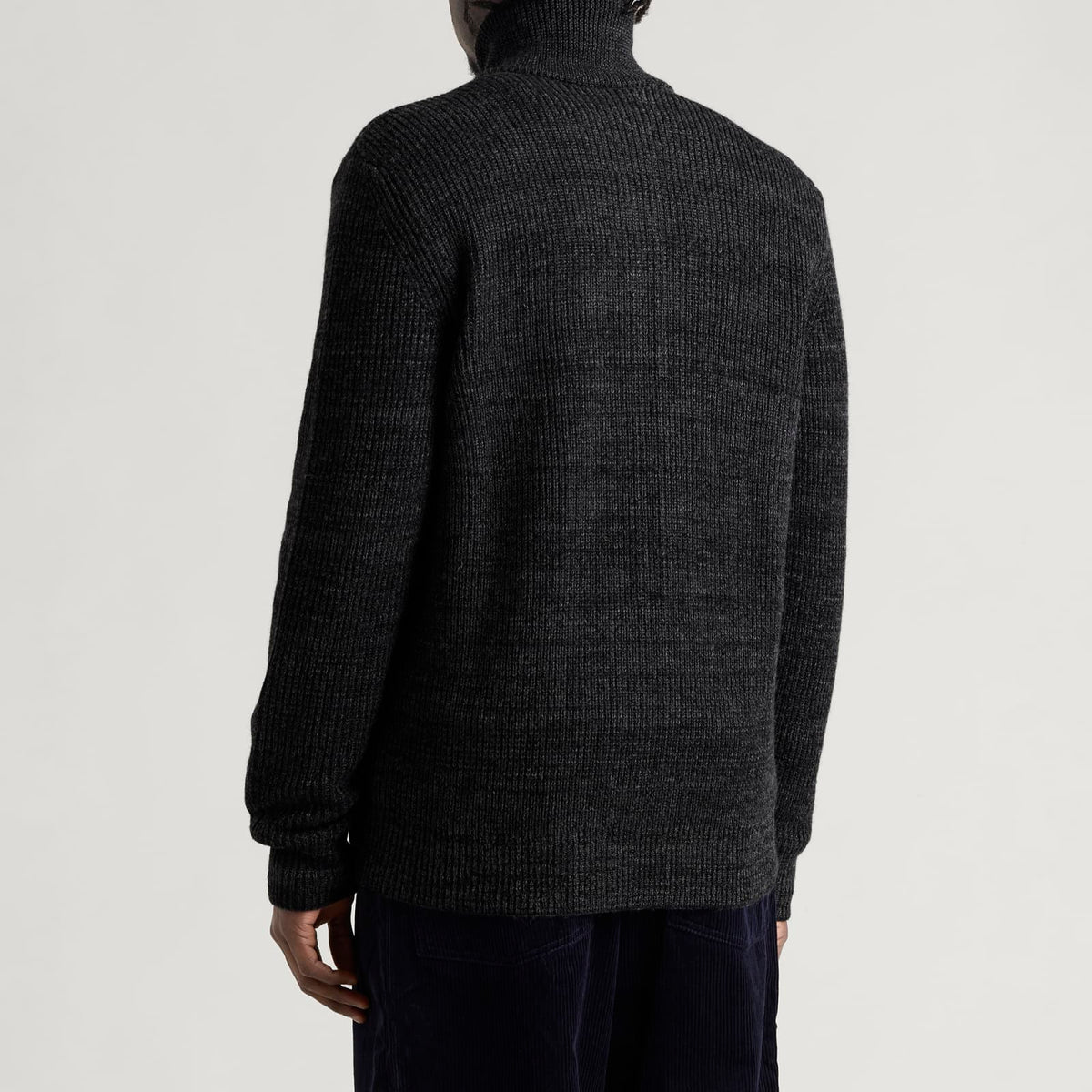 Norse Projects Hagen Wool Cotton Rib Zip Jacket