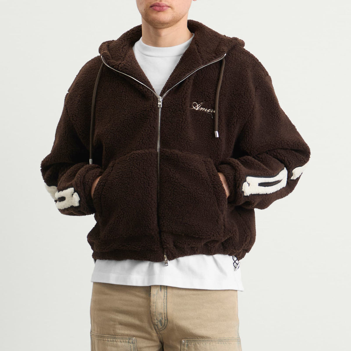 AMIRI Bones Fleece Zip Hoodie