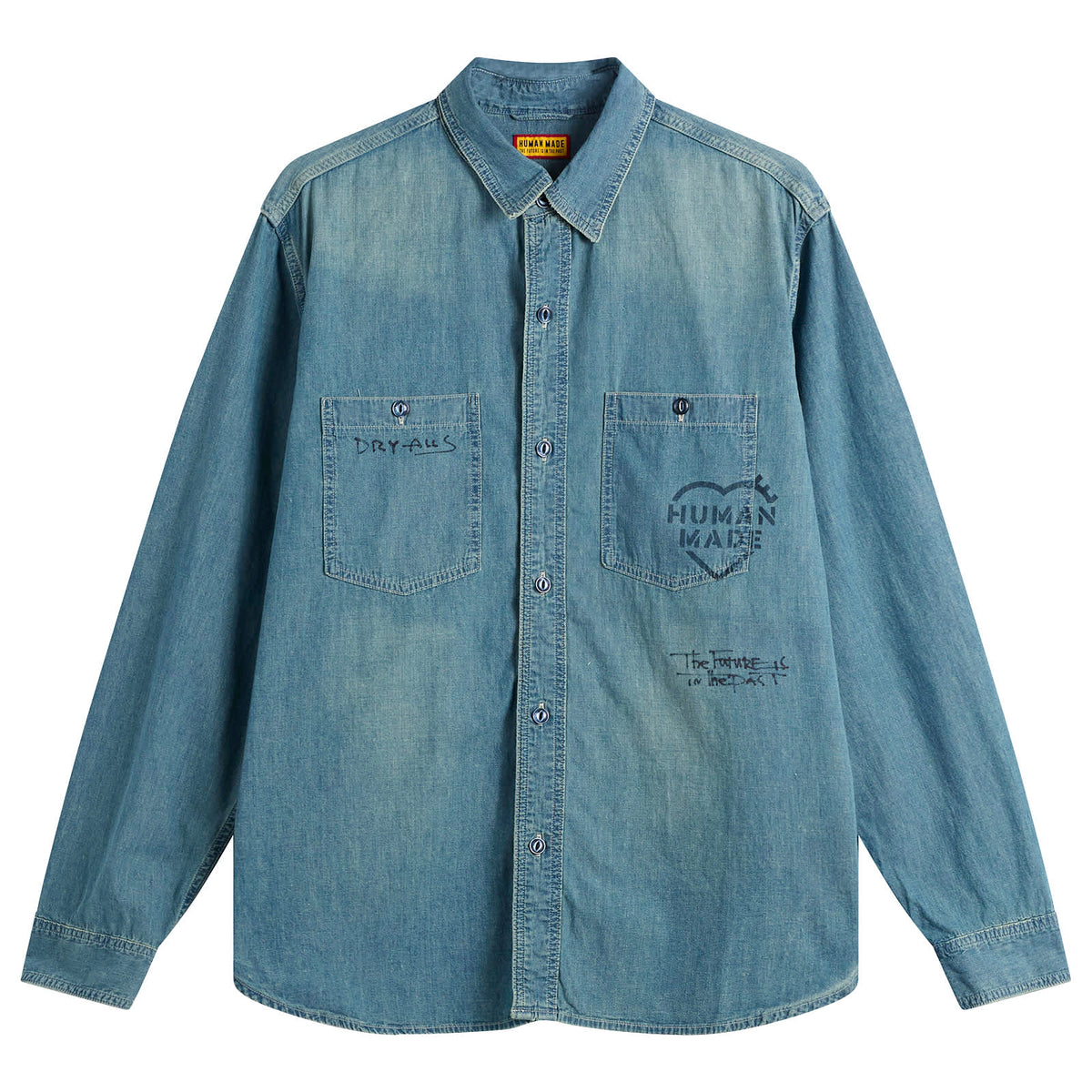 Human Made Stencil Military Chambray Shirt