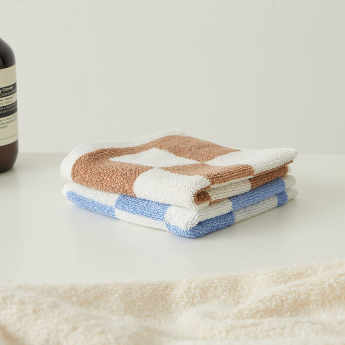 HAY Check Wash Cloth