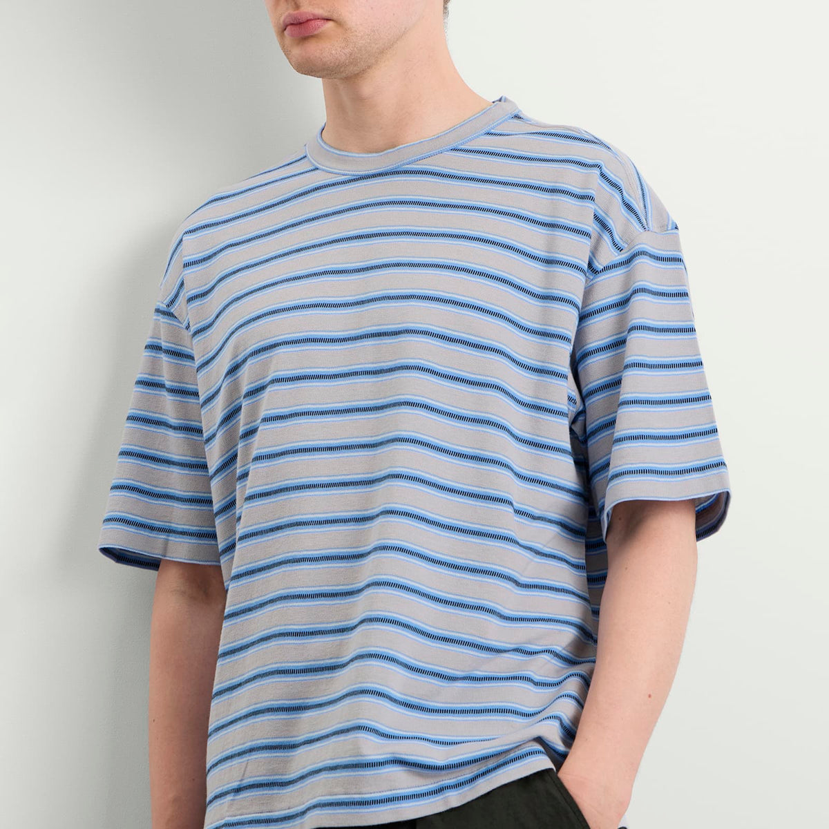 YMC Triple Rapport Stripe T Shirt
