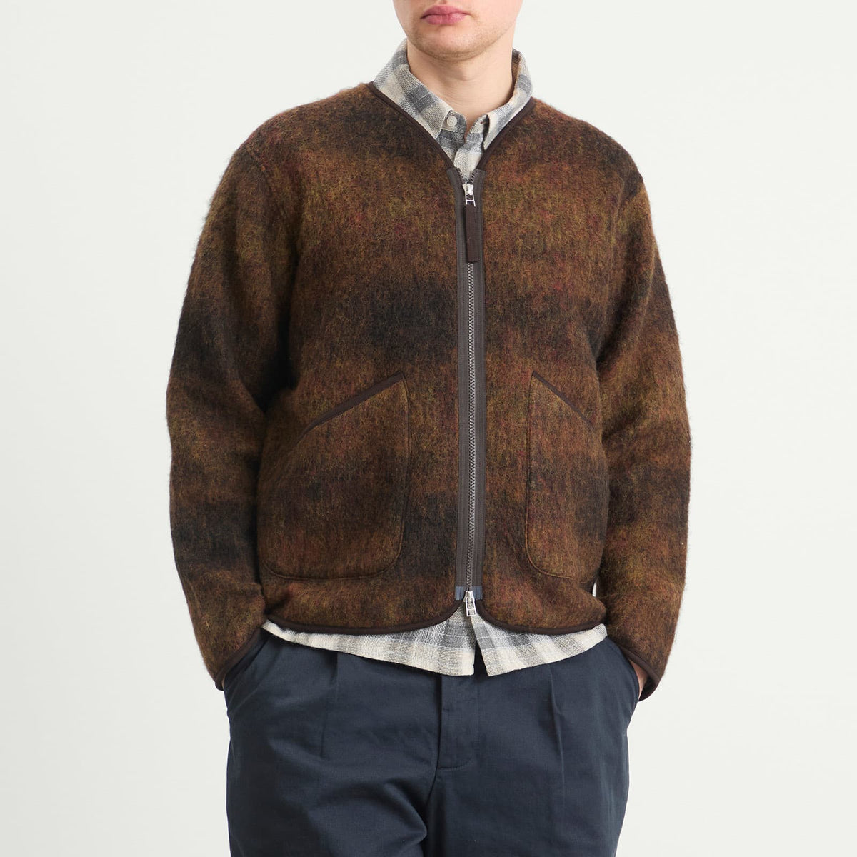 Universal Works Alps Fleece Zip Liner Jacket