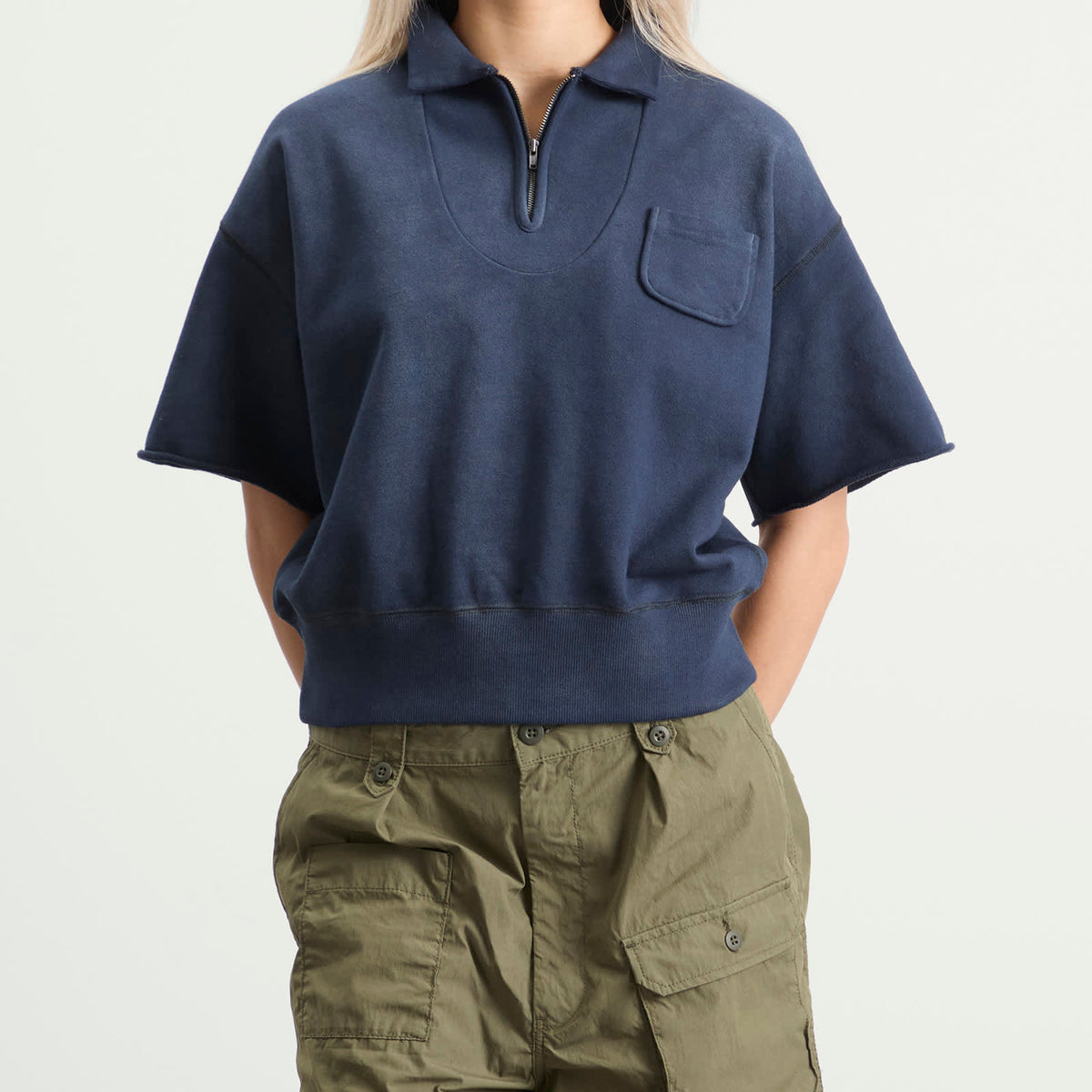 Beams Boy Half Zip Sweater
