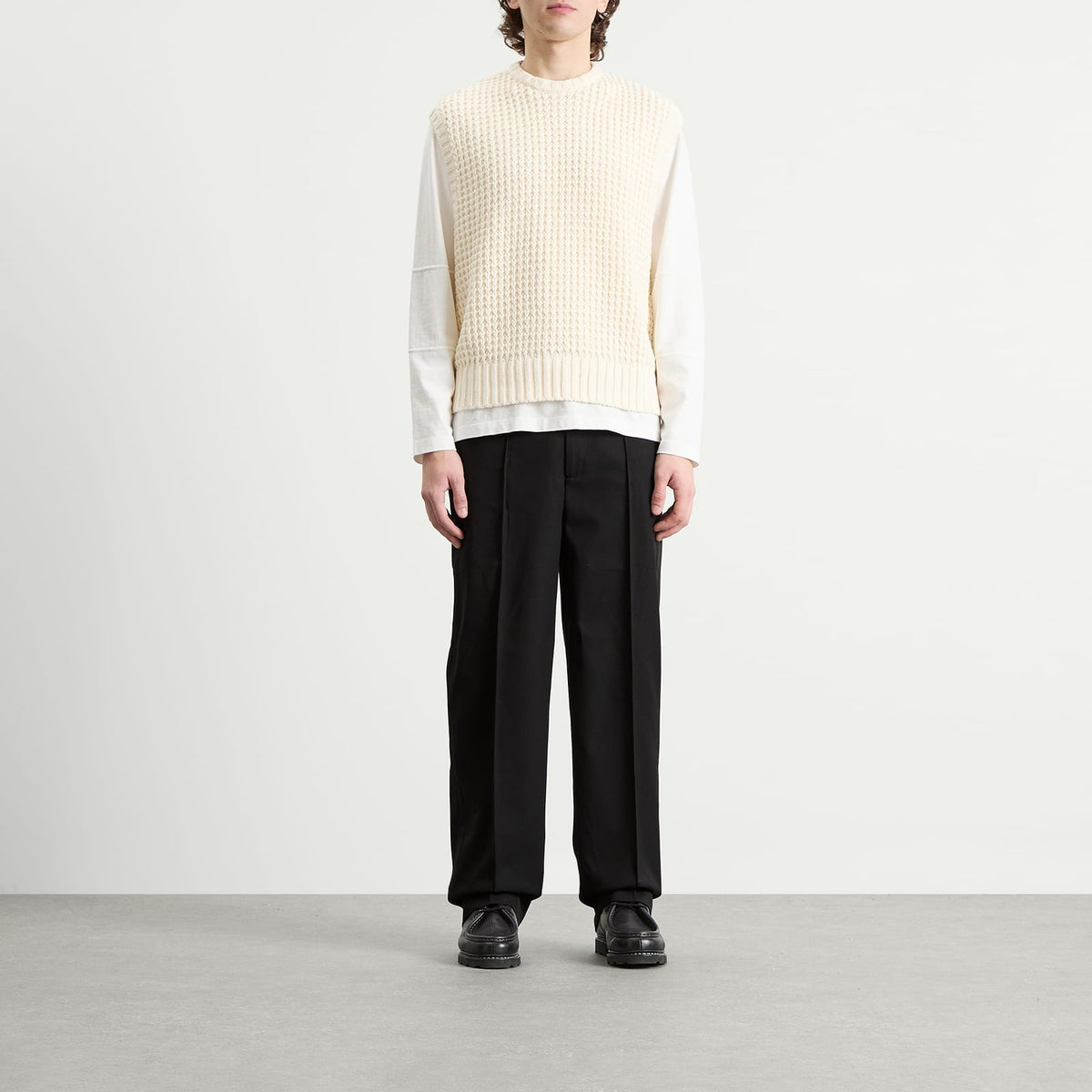 about:blank Pleated Trousers V2