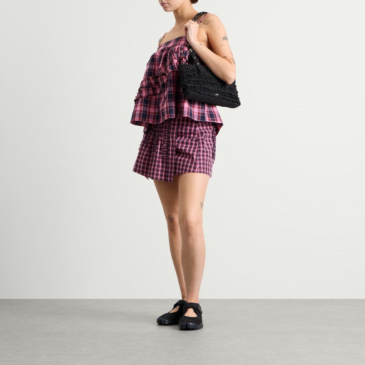 Damson Madder Sophia Ruffle Bag